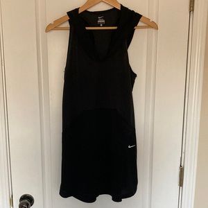 Small Black Nike Tank w/ Hood
